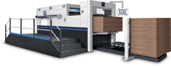 গুণ  Flatbed Paper Die Cutting Machine Waste Stripping কারখানা