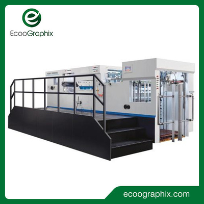 Ecoograhpix স্বয়ংক্রিয় ফ্ল্যাটবেড ডাই কাটিং মেশিন বর্জ্য স্ট্রিপিং সহ