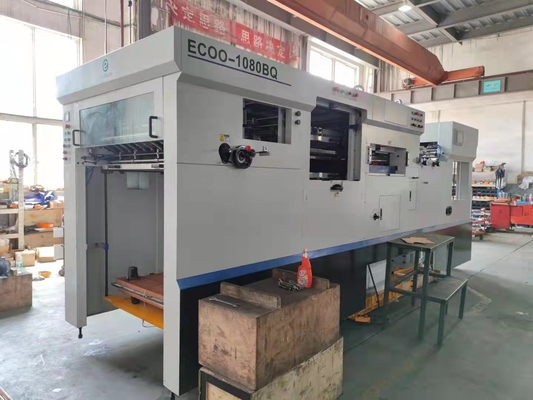 1080 X 780mm স্বয়ংক্রিয় ফয়েল স্ট্যাম্পিং ডাই কাটিং মেশিন বর্জ্য স্ট্রিপিং সহ