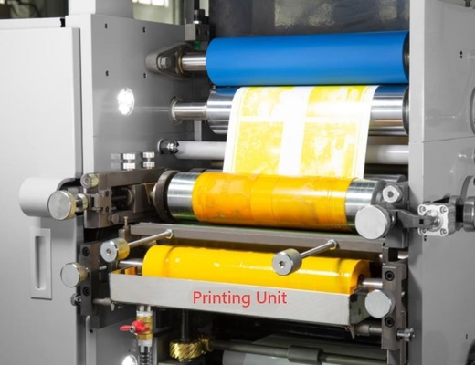 Flexographic UV লেবেল প্রিন্টিং মেশিন 60 M/Min