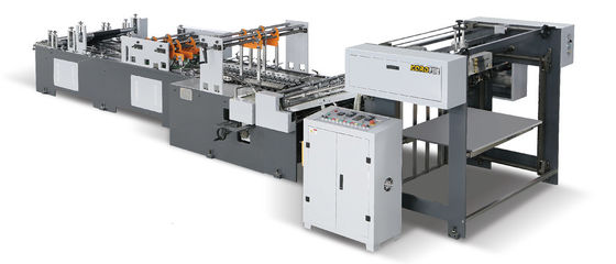 সেমি অটোমেটিক টেকআউট শীট পেপার ব্যাগ গঠনের মেশিন 6.5KW