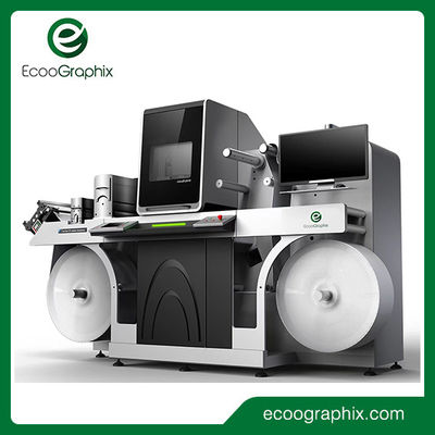 UV বার্নিশ এবং ফয়েল স্ট্যাম্পিং সহ লেবেল এমবেলিশমেন্ট ইঙ্কজেট ডিজিটাল প্রিন্টার
