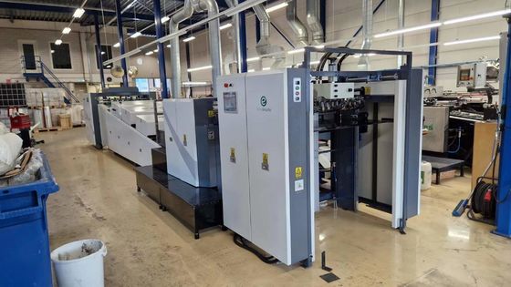 স্পট এবং সামগ্রিক UV বার্নিশ আবরণ মেশিন 1050mm উচ্চ গতি