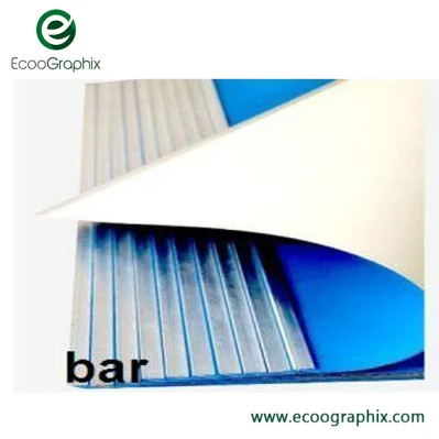 ECOO-BL-E ফুল মোল্ড কম্প্রেসিবল প্রিন্টিং রাবার ডিক 3 প্লাই ব্লু কালার