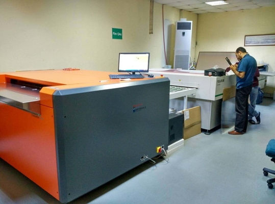 সর্বোচ্চ 1470mm X 1180mm বড় ফরম্যাট স্বয়ংক্রিয় 64CH তাপীয় সিটিপি প্রিন্টিং মেশিন
