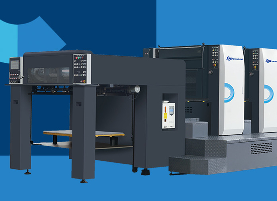 37kw মোটর পাওয়ার 4 Max.feeder পিল উচ্চতা 1180mm সঙ্গে রঙ অফসেট মুদ্রণ মেশিন