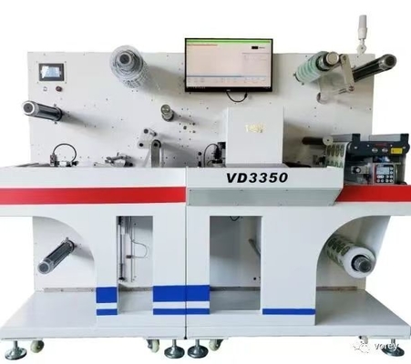 VD3350 ডিজিটাল লেবেল ডাই কাটার স্লিটিং এবং ল্যামিনেটিং সহ