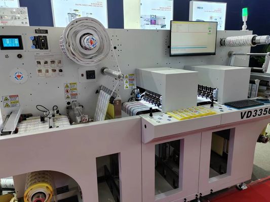 ডিজিটাল রোল টু শীট লেজার ডাই কাটার সর্বোচ্চ ২৭ মিটার/মিনিট কাটার গতি এবং সর্বোচ্চ ৩৩০ মিমি লেবেল প্রস্থ সহ