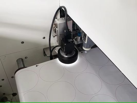 ডিজিটাল রোল টু শীট লেজার ডাই কাটার সর্বোচ্চ ২৭ মিটার/মিনিট কাটার গতি এবং সর্বোচ্চ ৩৩০ মিমি লেবেল প্রস্থ সহ