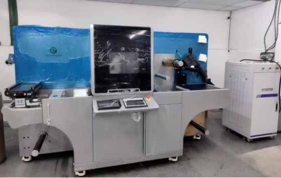 ইকোস্পার্ক ইউভি পিজো এলইডি কুরিং ডিজিটাল লেবেল প্রিন্টিং মেশিনের দক্ষতা বৃদ্ধি