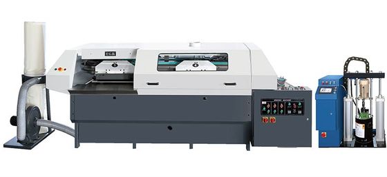 ৪ ক্ল্যাম্প পারফেক্ট বাইন্ডার মেশিন, প্রতি ঘন্টায় ২৩০০ কপি গতি এবং 450X320মিমি বাঁধাই আকার