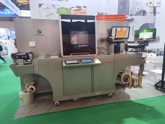 ডিজিটাল লেবেল পোস্ট প্রেস অঙ্কন মেশিন ইকোস্পার্ক