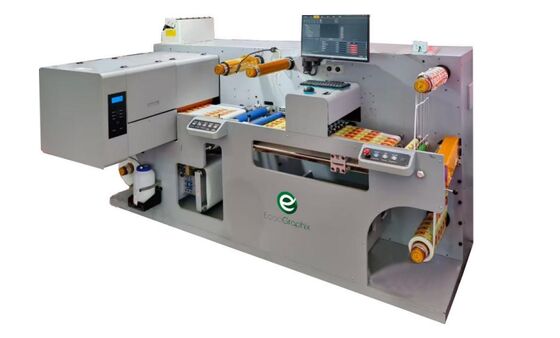 ইকো লেবেল আইকিউ-৩৩০ ইন্টিগ্রেটেড প্রিন্টিং অ্যান্ড কাটিং মেশিন