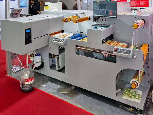 ছোট আউটপুট স্বয়ংক্রিয় ডিজিটাল লেবেল মুদ্রণ এবং কাটিং মেশিন