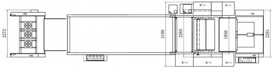 6200PCS/H ইউভি স্পট লেপ মেশিন গ্লাসিং 1090×1440mm