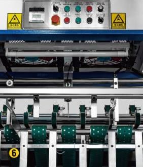 5500pcs/H 620mm স্বয়ংক্রিয় UV স্পট বার্নিশিং লেপ মেশিন