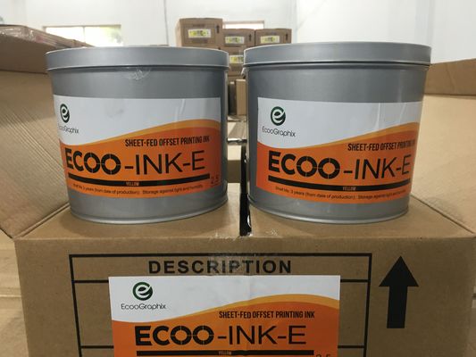 পরিবেশ বান্ধব অফসেট প্রিন্টিং কালি 1Kg/Tin 11000rph Uv প্রিন্টিং কালি