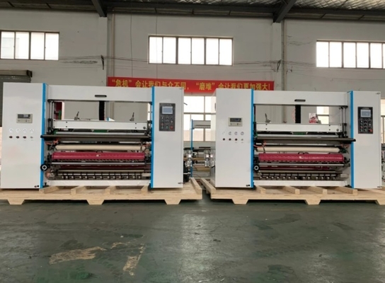 ECOO T-1400C 1400mm শ্যাফটলেস ATM থার্মাল পেপার রোল স্লিটার রিওয়াইন্ডার 1400mm